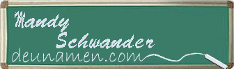 Mandy Schwander Visitenkarte